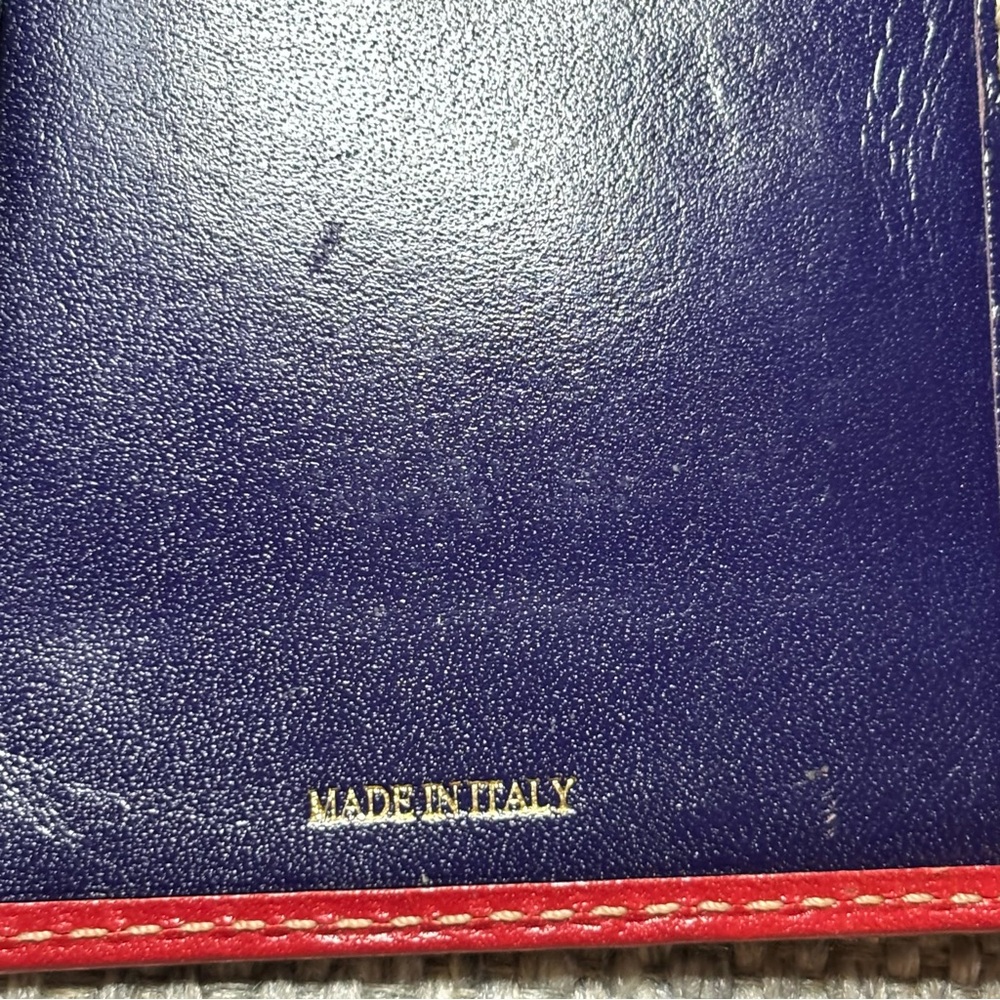 Kate Spade Women’s Red Leather Classic Bifold Wallet Made in Italy - Picture 4 of 9